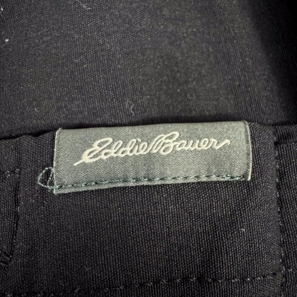 Eddie Bauer Pants Mens 32x33 Black Convertible Tech Hiking Nylon Stretch Outdoor - Picture 9 of 16